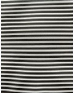 Folded Wrapping Paper - Black & White stripe