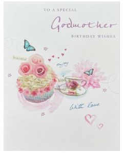 Godmother - Tea cup & butterflies