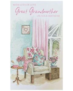 Great-Grandmother Birthday - Chair by window