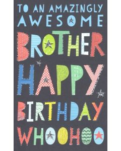 BROTHER Card - Amazingly Awesome 