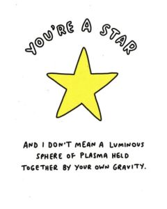 'You're a STAR' Greeting Card