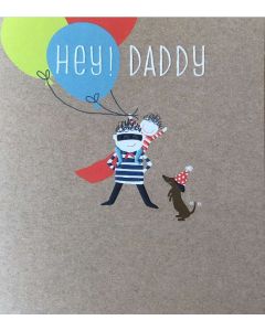 DADDY Birthday - 'Hey Daddy' with balloons