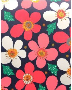 Folded Wrapping Paper - Poppies 