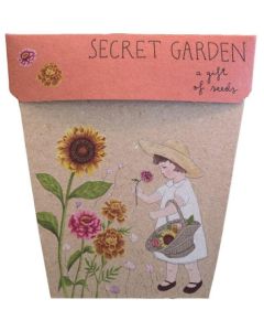 Greeting Card & Gift of Seeds - SECRET GARDEN
