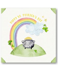 St. Patrick's Day Card- Pot of Gold
