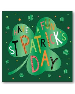 St. Patrick's Day Card - Lucky Clover