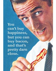 BIRTHDAY card - Happiness & bacon