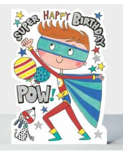 Birthday Card - Super Happy