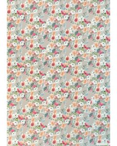 Folded Wrapping Paper - Pretty Floral