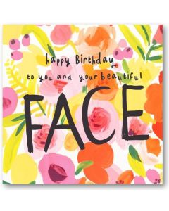 Birthday Card - Beautiful Face
