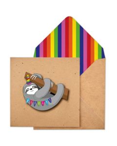Greeting Card - Sloth
