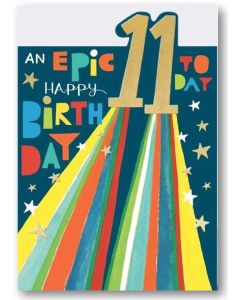 AGE 11 Card - Epic Birthday