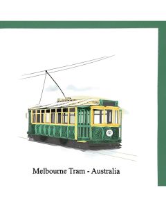 Quilling Card - Melbourne Tram