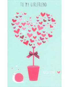 Valentine Card - To My GIRLFRIEND With Love