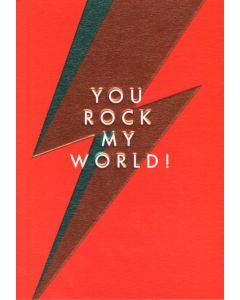 Greeting Card - You Rock My World