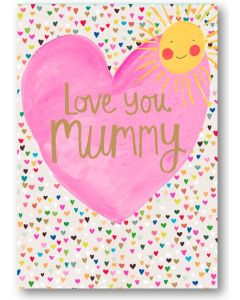 MUMMY Card - Sunshine & Hearts