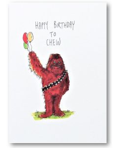 Birthday Card - Chewbacca