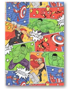 Folded Wrapping Paper - Avengers