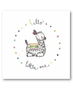 NEW BABY Card - Hello Little One