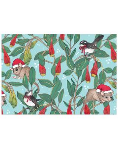 Christmas Folded Wrapping Paper - Festive Forest