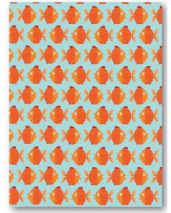 Folded Wrapping Paper - Goldfish