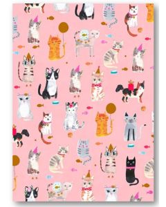 Folded Wrapping Paper - Cat Tales
