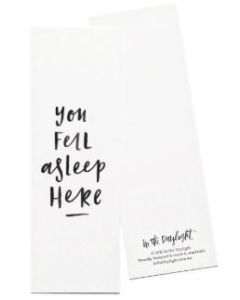 Bookmark - 'You fell asleep here'