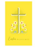 Easter Card - Blessings (Gold Cross)