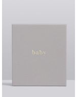Baby Keepsake Journal (Boxed) - GREY
