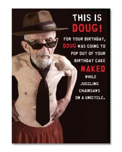Birthday Card - Old Doug