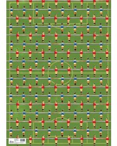 Folded Wrapping Paper - Foosball