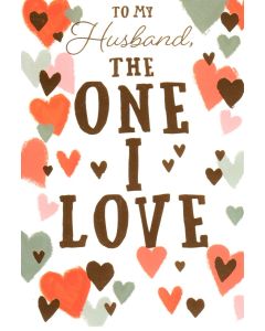 Valentine Card - HUSBAND One I Love