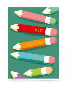 TEACHER - 'Best Teacher Ever' pencils