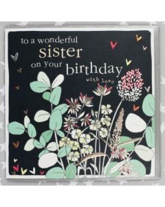 SISTER Birthday - To a Wonderful Sister