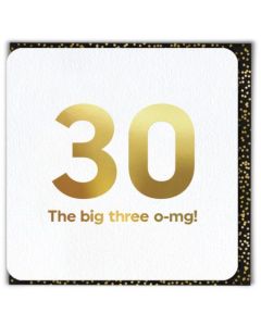 AGE 30 Card - Big Three O-MG