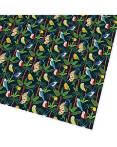 Folded Wrapping Paper - Jungle Birds