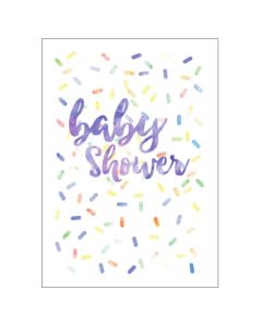 BABY SHOWER Card - Sprinkles