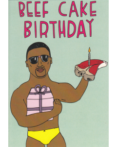 'Beef Cake Birthday' Card