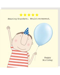 Grandson Birthday - Five Star Grandson