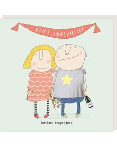 Anniversary card - 'Better Together' 