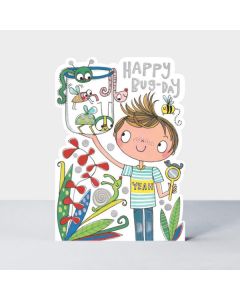 Birthday Card - Happy Bug-day
