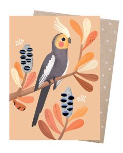 Greeting Card - Charming Cockatiel