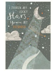HUSBAND Card - Thank My Lucky Stars