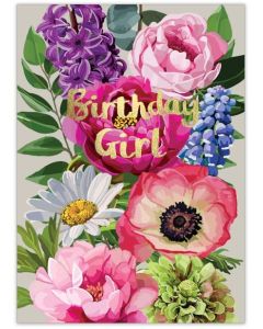 Birthday Card - Fabulous Floral