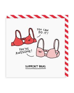 Greeting Card - Support Bras
