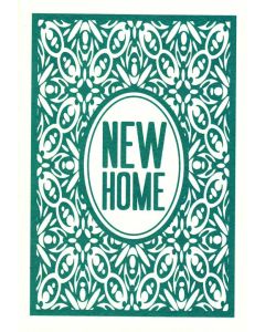 NEW HOME Card - Ornate Green