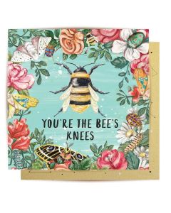 Greeting Card - 'You're the bee's knees'