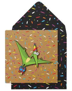 Greeting Card - Flying Dino 