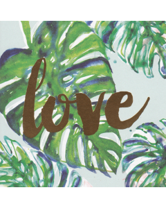 Greeting Card - Love Palms