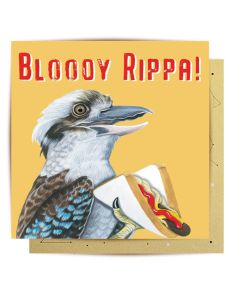Greeting Card - Bloody Rippa